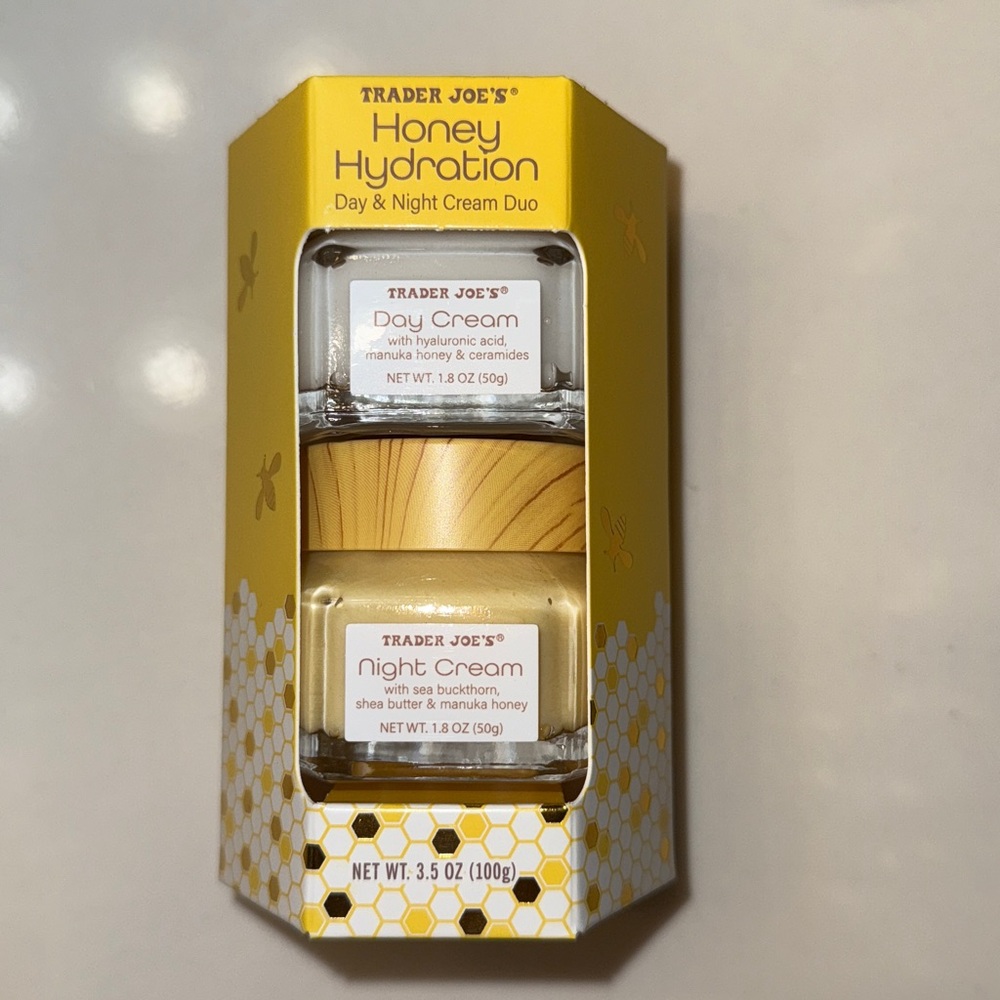 NEW Trader Joes Honey Hydration Face Day and Night Cream Trader Joe's 3.5oz